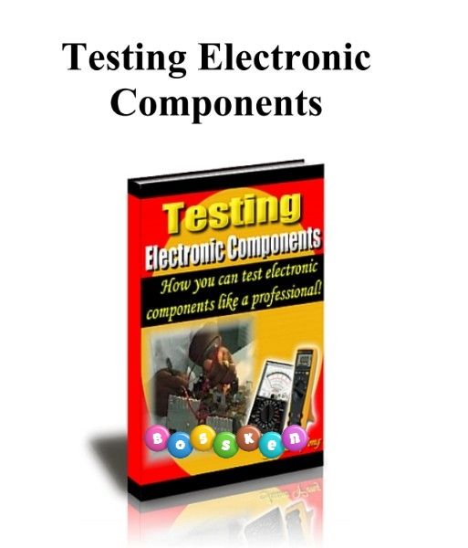 Testing Electronic Components / Basic Electronics Book | Lazada PH