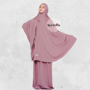 Kulsoem - Prayset Mukena Inara Dagu Bahan Crinkle Air Flow