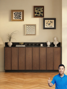 PAMEDI | Nordic Style Mid-Century Luxury Sideboard Storage Cabinet