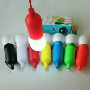 หลอดไฟ LED ใส่ถ่าน แบบแขวน ใช้แบตเตอรี่ แบบพกพา สีสันสดใส สีขาวอบอุ่น