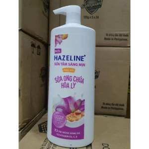 Sữa tắm dưỡng thể thiên nhiên trắng sáng da Hazeline 1kg