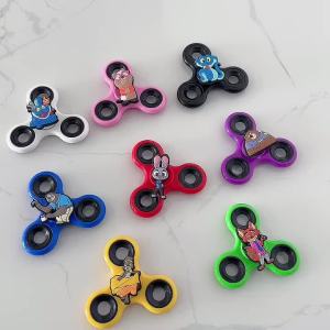 Bandai | 1 Pc Cartoon Zootopia Action Figures Fidget Spinner Judy Hopps Stress Relieving Hand Spinner Finger PVC Model Kid Gift Toy