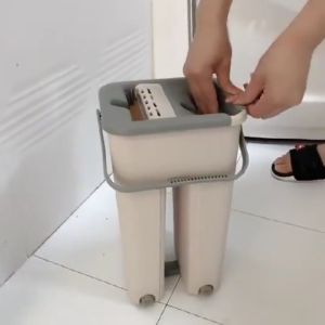 ชุดถังรีดน้ำ ทน แข็งแรง แบบไม้ถูพื้น รีดน้ำซักและรีดน้ำในตัว ประหยัดเวลา 90 วันที่รับรูปแบบไม่ปลอดภัย