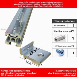 Aluminum Profile Shelf Support with Flush Slot 20