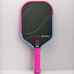 RPM Q2 1:1 logo 14/16mm Pickleball Paddle EPP Foam Core Carbon‑Fiber Blue‑Pink USAPA Approved Professional Competition Racket