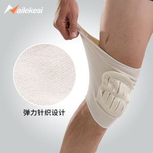 Mens Sports Knee Pads Warm Felt Inner Wear Outdoor Windproof Joint Protection for Elderly Cold Legs Special Use Knee Supports