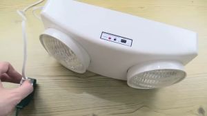 LED Emergency Light 3W Twin Spot Light Rotatable