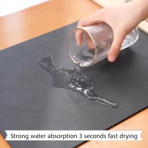 Sink Absorbent Mat Table Mat Drain Pad Sink Mat  Dish Draining Mat  Drainer Pad 沥水垫