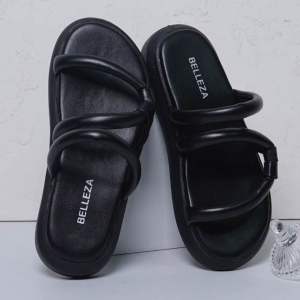 BELLEZA LORA Sandal Wanita Korea Kekinian Sendal Beleza Korean Style Kasual Premium Terbaru