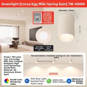 JINGYA | Anti-glare Drill-free Latex Paint Matching Retro Style Downlight