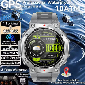 T-Rex 3 GPS Smart Watch AMOLED 5ATM Waterproof GPS Motion trajectory 525mAh Big Battery Military Sport Smartwatch Men Women 2025