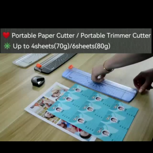 Paper Cutter Portable Trimmer A4 Cutter Pemotong Kertas School Office Supplies Paper Cutter