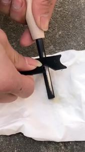 Nexlent Drilled Flint Fire Starter Camping Tool for Your Hiking and Backpacking Gear
