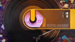 new Audio Technica AT-SB727 Sound Burger Portable Bluetooth Turntable เครื่องเล่นแผ่นเสียง by Pro Gadgets