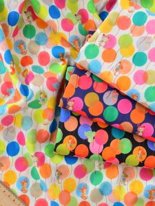 Vải Cotton Dày in Hình Bong Bóng Thủ Công DIY Cho Trẻ Em Vải Vải Cotton Nguyên Chất 60 Mảnh Vải Vải