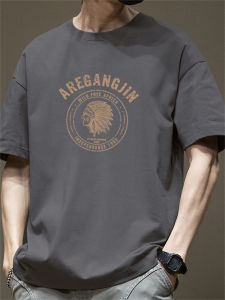 Áo Thun Cotton Nam Tay Ngắn Mùa Hè Dáng Rộng in Họa Tiết Hoạt Hình Thoáng Khí Thoải Mái Thời Trang Thường Ngày