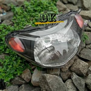 PAKET COSTUM MIO SMILE REFLEKTOR LAMPU DEPAN MIO SMILE CUSTOM PLUS LAMPU SEN SET COSTUM MIO SMILE