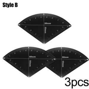 Stainless Steel Fast Drawing Eyebrow Design Ruler Microblading Mapping Tool for Shaping Permanent Makeup Tattoo Drawing Guide