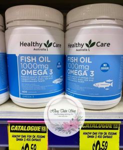 (Đủ bill) Viên Bs Omega 3 Healthy Care Fish Oil 1000mg Omega 3 - 400 viên