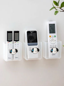 กล่องจัดระเบียบเครื่องเสียบสายรับสัญญาณทีวีและเครื่องปรับอากาศแบบติดผนัง กล่องจัดระเบียบแบบไร้การเจาะสำหรับห้องนั่งเล่น ชั้นวางของติดผนังแบบสร้างสรรค์