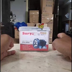 Senter Kepala Surya SYH L655A LED 65 Watt Cahaya Putih Rechargeable