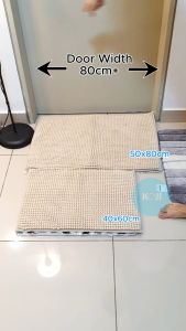 KOJi 💎Extra Thicker💎 Microfiber Floor Mat Microfibre Carpet Anti Slip Rug Kitchen Alas Kaki Toilet Mat Bathroom Mat 防滑地垫地毯