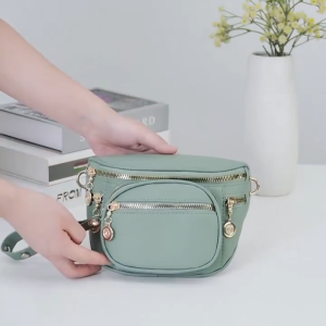 ABC BAGS#8445 Trendy MINI crossbody sling bag for Women designed to be worn in several ways including as a belt bag