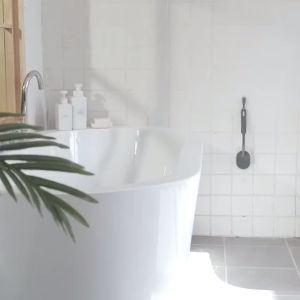 Sikat WC Serbaguna Spons Sabut Lonjong Plus Tangkai 1NB95