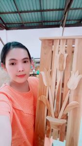 ที่เก็บไม้กวาด (แบบหนามาก) สวยแข็งแรงมากทำสีเคลือบใส เก็บไม้กวาดของใช้ภายในบ้านได้แยอะงานสวยหนาการันตรี