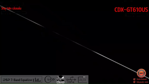 SONY CDX-GT610US วิทยุ 1din เล่นแผ่น รองรับการเล่น MP3 CD AUX USB Pre Out 2