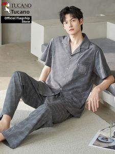 TUCANO | Breathable Cotton Summer Wearable Pajama Set for Elderly
