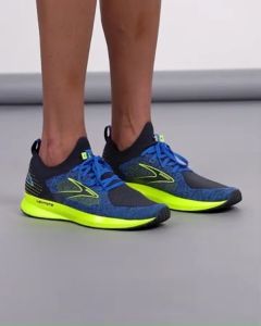 BROOKS Levitate STEALTHFIT 5 MEN Blue/Neon (1D Medium cutting) (Neutral / ENERGIZE) For Running / Jogging / Marathon / Gym / Workout shoe