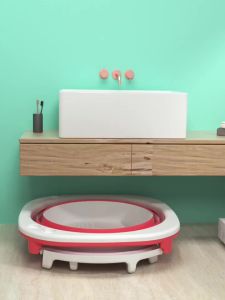 Round Folding Bath Bucket  Bathtub  Bath Barrel Bath Basin Plastic Bathtub Children Swimming Pool Home