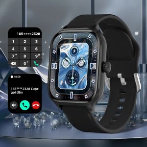 Đồng Hồ Thông Minh LAXASFIT Dành Cho Nam Và Nữ Theo Dõi Nhịp Tim Giấc Ngủ Qua Bluetooth Thiết Bị Theo Dõi Thể Dục 24/7 Nhắc Nhở Tin Nhắn Và Cuộc Gọi Màn Hình TFT 1.77 Inch