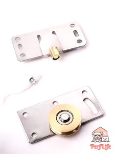 Wardrobe Cabinet Sliding Doors: Roller Set Pulley Caster & Silent Smooth Track