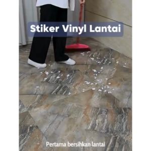 Lantai Vinyl Premium 1 BOX ISI Floor Vinyl Lantai Stiker Vinyl Lantai Kayu dengan Lem Stiker Lantai Vinyl Kayu YH1