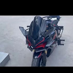 สปอยเลอร์แฟริ่งหน้ารถจักรยานยนต์ รถจักรยานยนต์ Winglet สปอยเลอร์ด้านหน้า ForKawasaki Ninja 300 Ninja 250 NINJA300 / 250 2013-2017