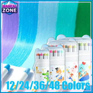 24/48 Colors Crayon Oil Painting Stick Set Not Dirty Hands Safe Washable Childrens Paintbrush Colorful