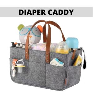 Baby Diaper Caddy Organizer for Changing Table Car Newborn Caddy Nappy Bag Maternity Nursery