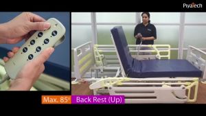 Electric Hospital Bed and Home Care Bed with Mattress and IV Stand EHC-30