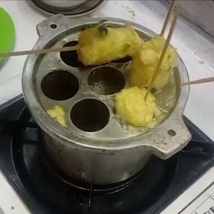 Wajan Sostel Lubang 7 Anti Karat|Anti Lengket