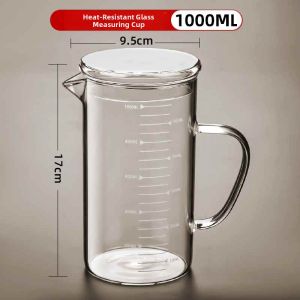 TEKANAI | Heat-Resistant Measuring Beaker With Lid