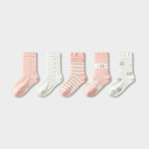 Balabala | Vớ Hoa Văn Cotton Thoáng Khí 5 Đôi