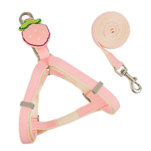 Adjustable Vest-Style Dog Leash for Small to Medium Dogs Outdoor Pet Walking Harness Nylon Material Non-Extensible Zichan Brand