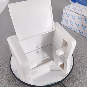 Homeneeds Tempat Tisu Gulung/ Tempat Tisu Kamar Mandi/Tempat Tisu Dapur Bahan Plastik Putih ZJ-314