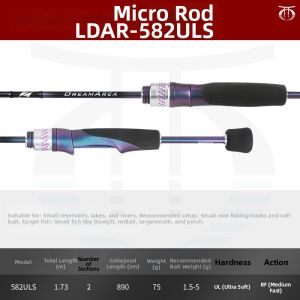 Lureleader | Lightweight Long-Cast Straight Grip Rod for Crappie Bait Fishing