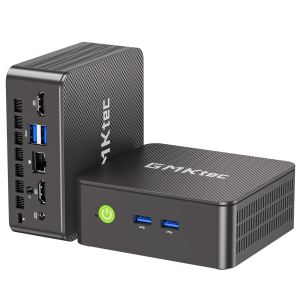 GMKtec | GMKtec NucBox G3 Pro Mini PC Intel Core i3-10110U DDR4 M.2 2242 SATA 3.0 SSD Windows 11Pro WIFI 6 BT 5.2 4K Dual-Screen Output