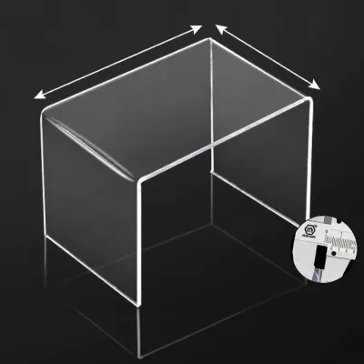 Transparent Acrylic Display Shelf U-shaped Organizer