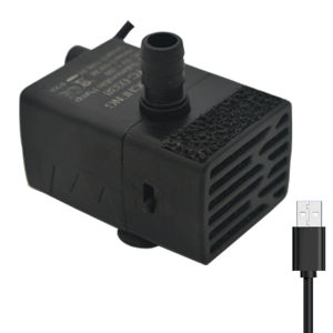 Ultra Quiet USB Aquarium Fish Tank Filtration Pump Mini Pet Fountain Submersible Adjustable Flow Water Circulation Pump 5V 5W