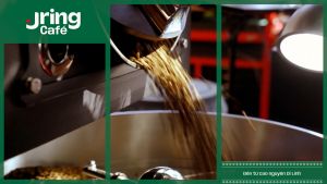 Cà phê Cảm hứng ngon rang mộc Jring Café blend Robusta và Arabica đặc sản cao nguyên Di Linh